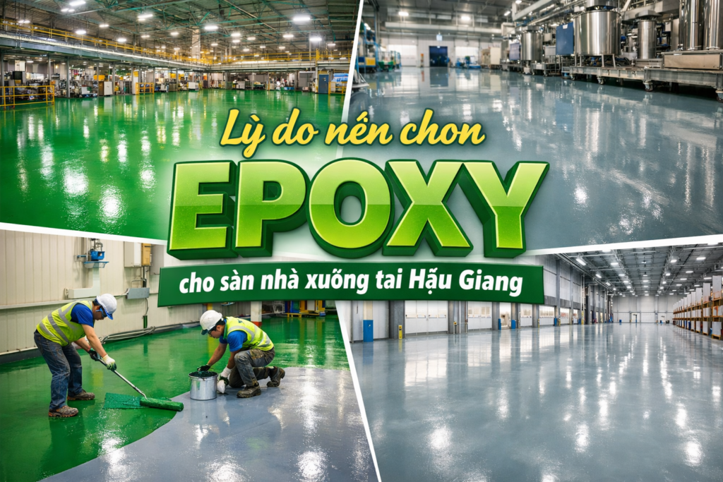 thi công sơn epoxy nhà xưởng tại Hậu Giang