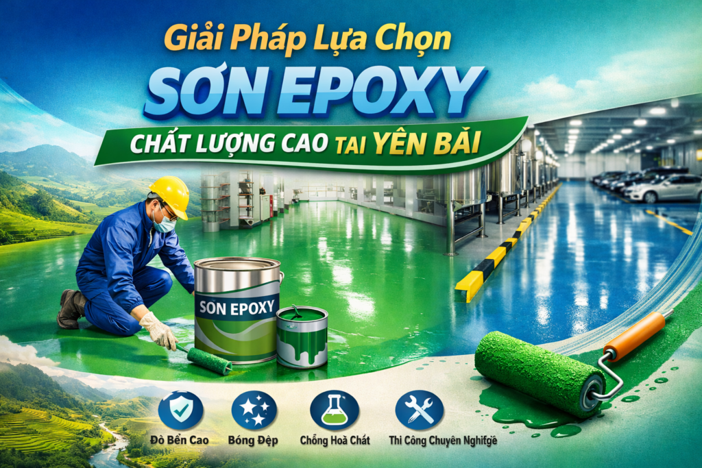 Cửa hàng mua bán sơn epoxy tại Yên Bái