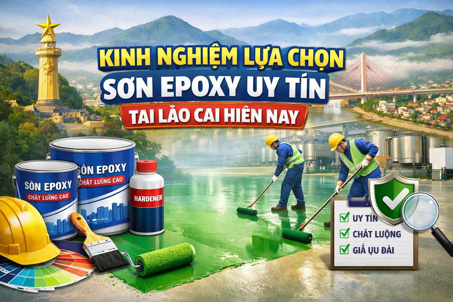 Cửa hàng mua bán sơn epoxy tại Lào Cai
