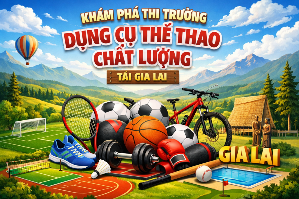 dụng cụ thể thao tại Gia Lai
