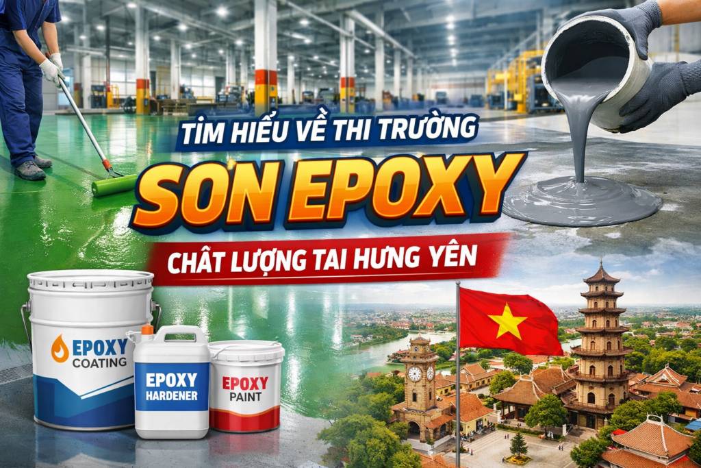 Cửa hàng mua bán sơn epoxy tại Hưng Yên