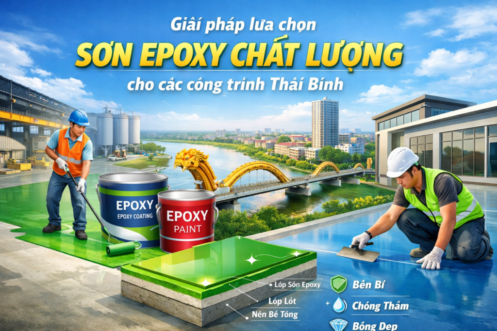 Cửa hàng mua bán sơn epoxy tại Thái Bình