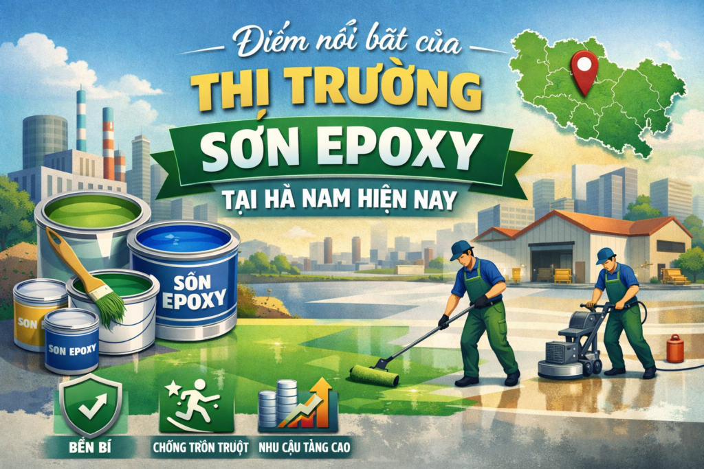 Cửa hàng mua bán sơn epoxy tại Hà Nam