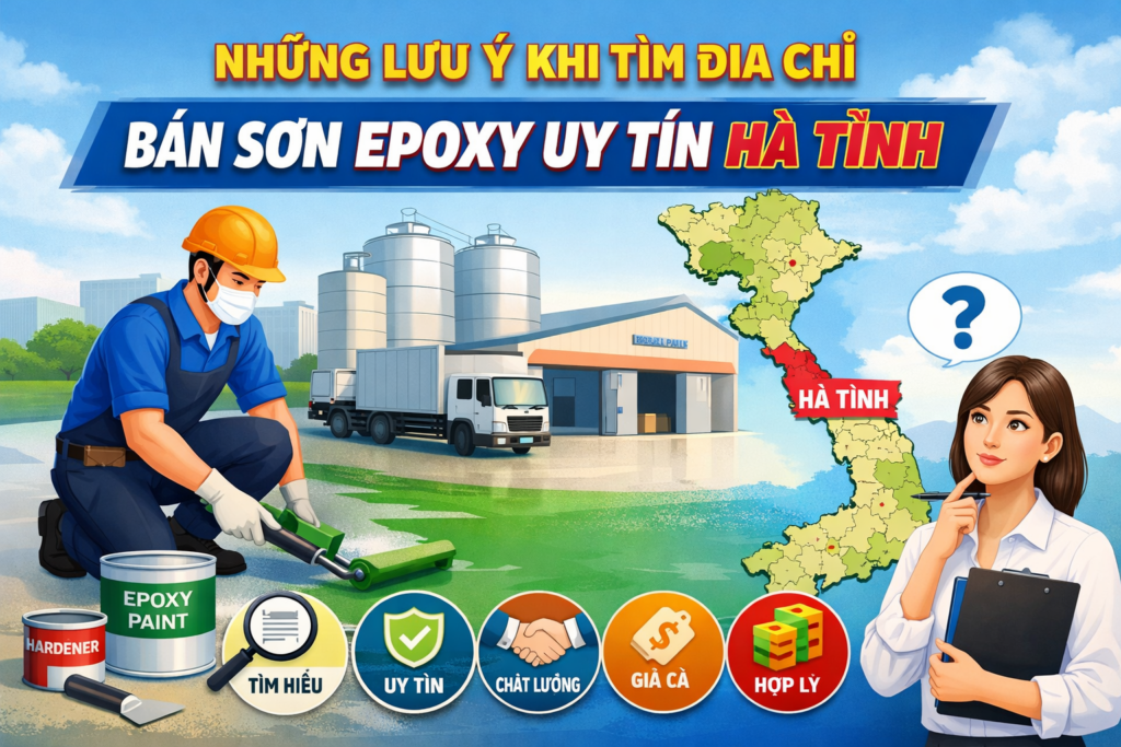Cửa hàng mua bán sơn epoxy tại Hà Tĩnh