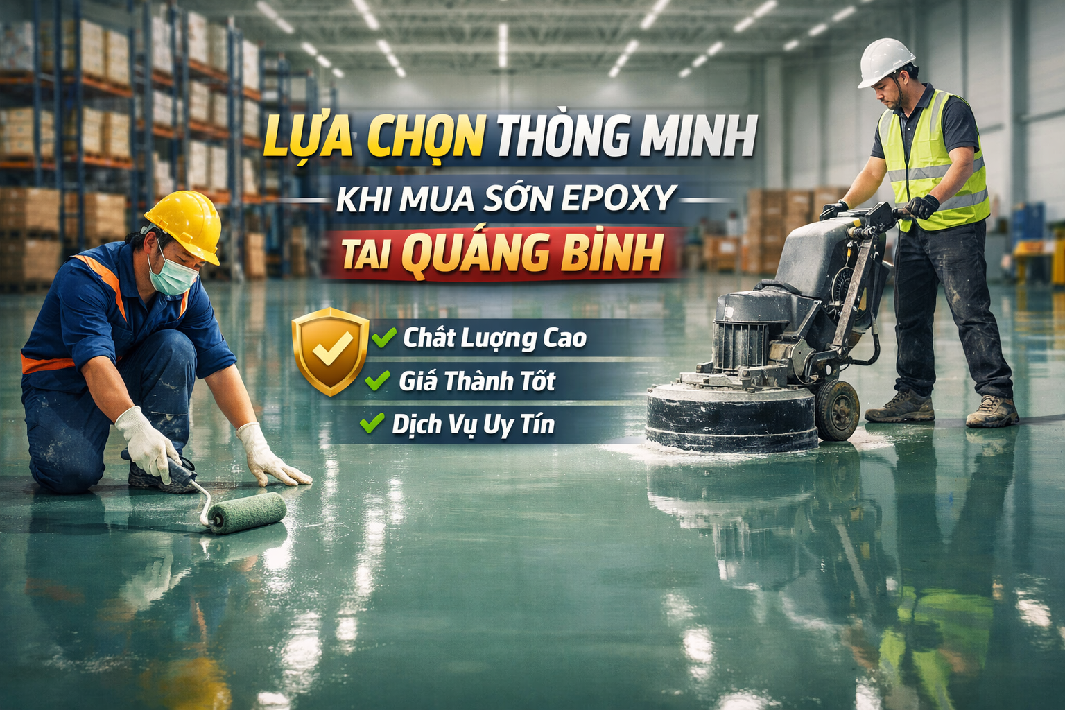 Cửa hàng mua bán sơn epoxy tại Quảng Bình