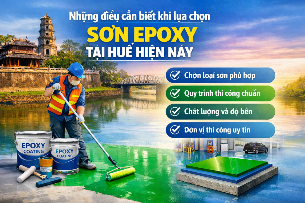 Cửa hàng mua bán sơn epoxy tại Thừa Thiên Huế