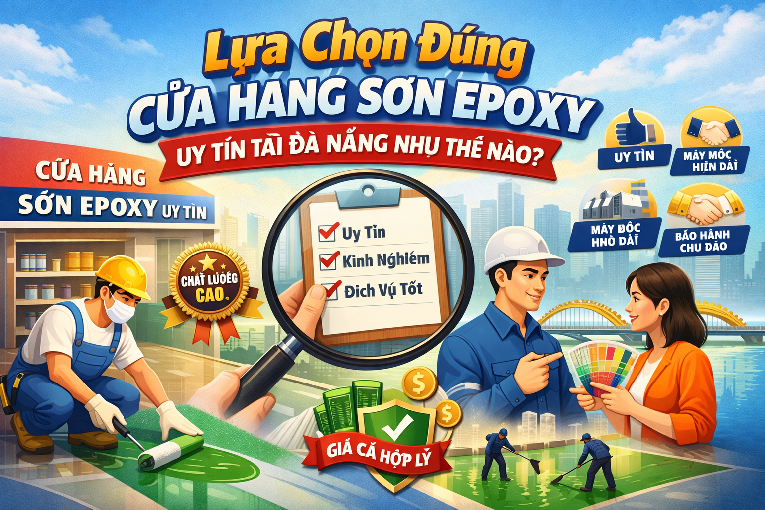 Cửa hàng mua bán sơn epoxy tại Đà Nẵng