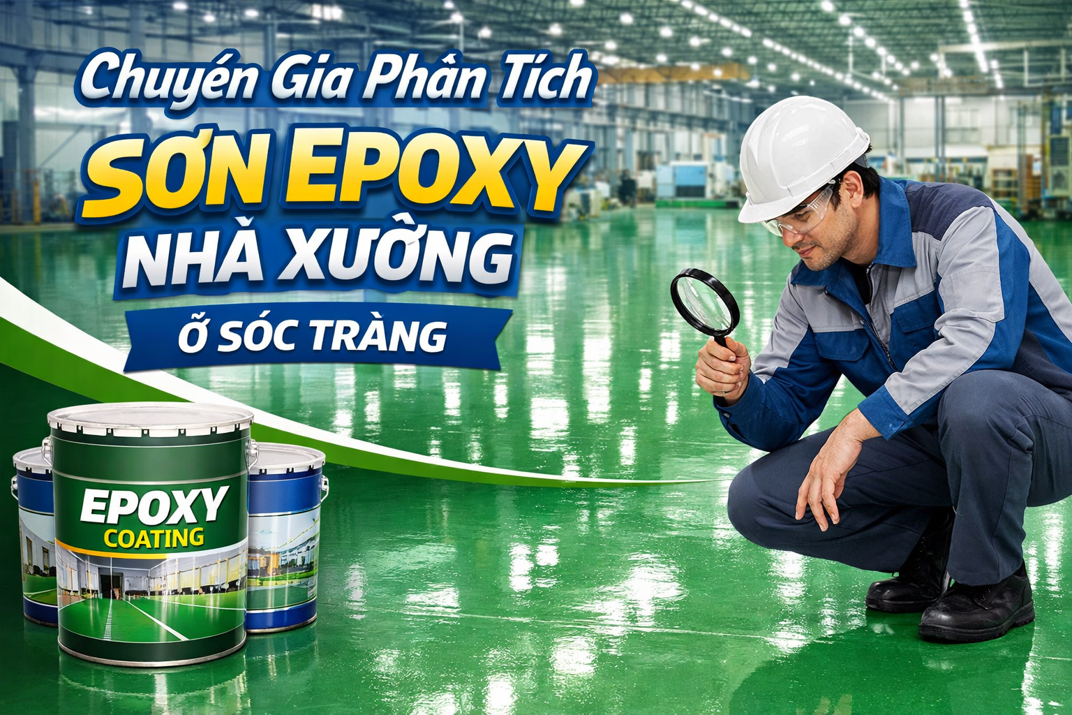 thi công sơn epoxy nhà xưởng tại Sóc Trăng
