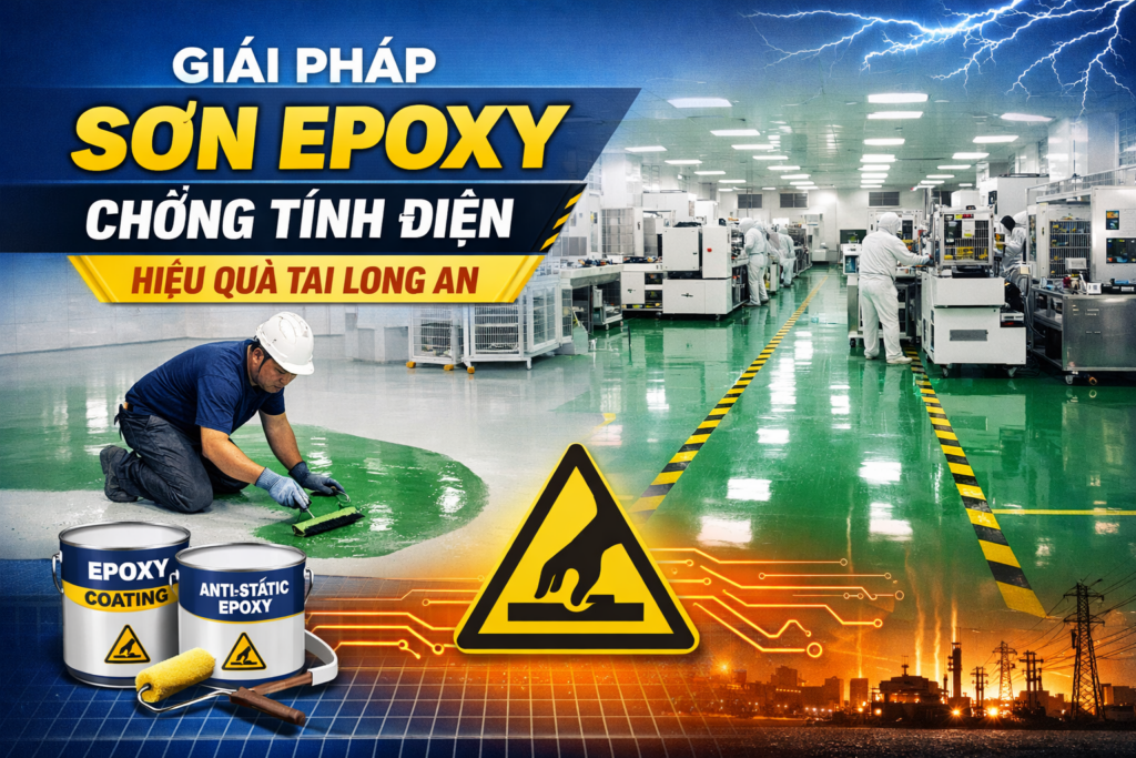sơn epoxy chống tĩnh điện hiệu quả tại Long An