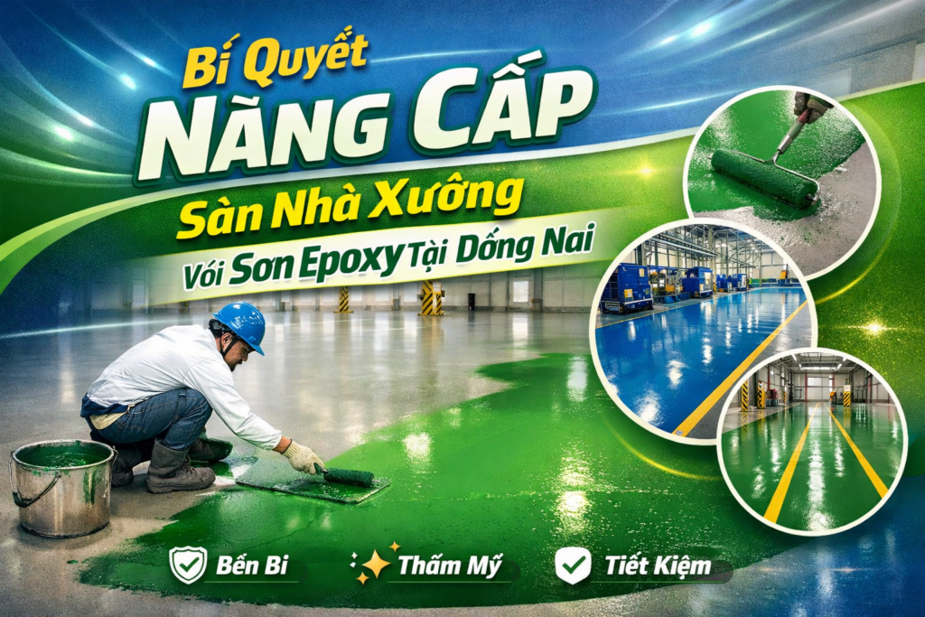 thi công sơn epoxy nhà xưởng tại Đồng Nai