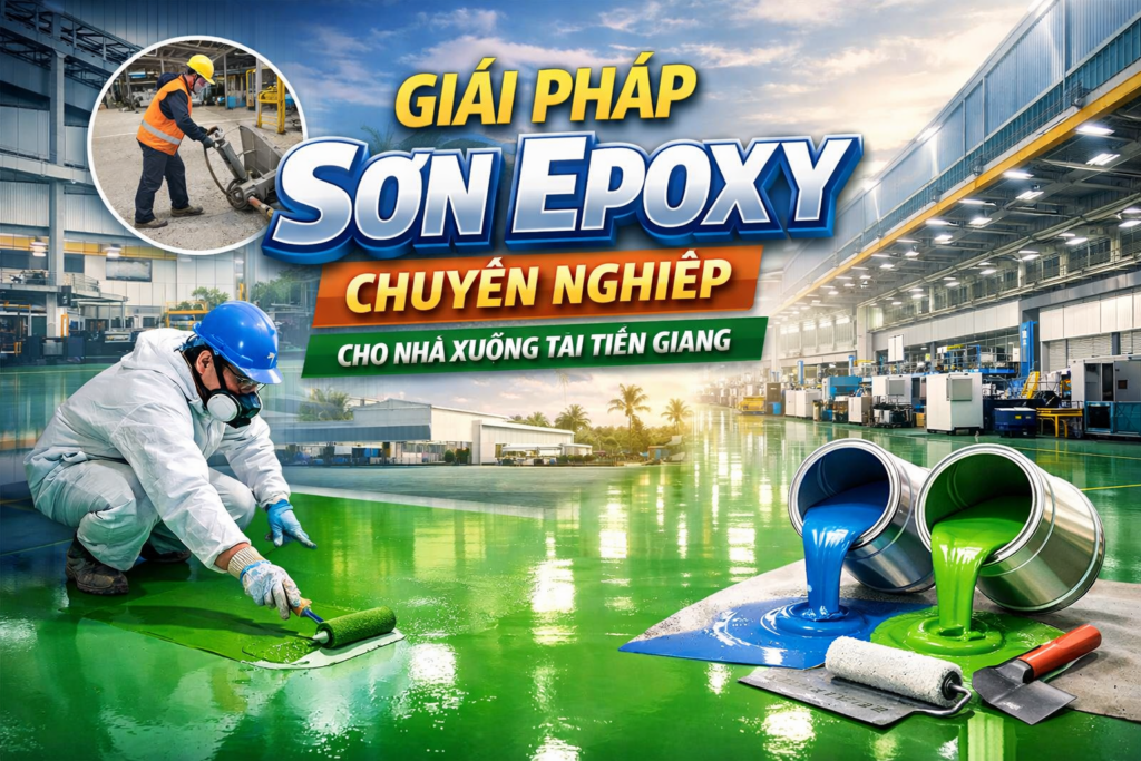 thi công sơn epoxy nhà xưởng tại Tiền Giang